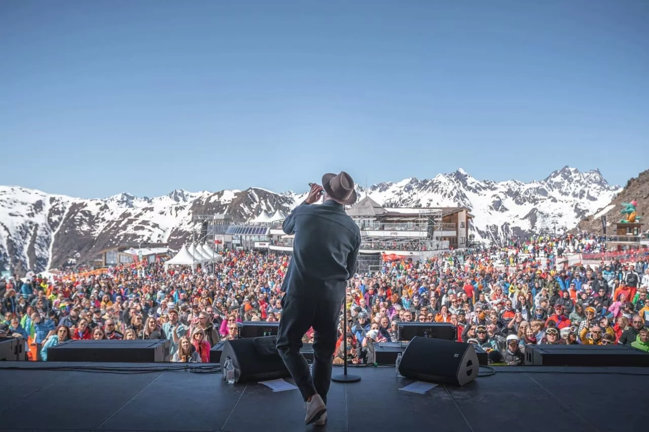 Top of the Mountain Easter concert in Ischgl. Credit TVB-Paznaun-Ischgl