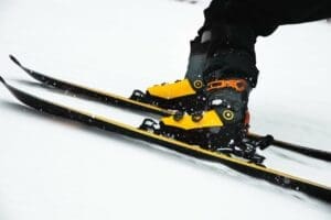 Skis and ski boots