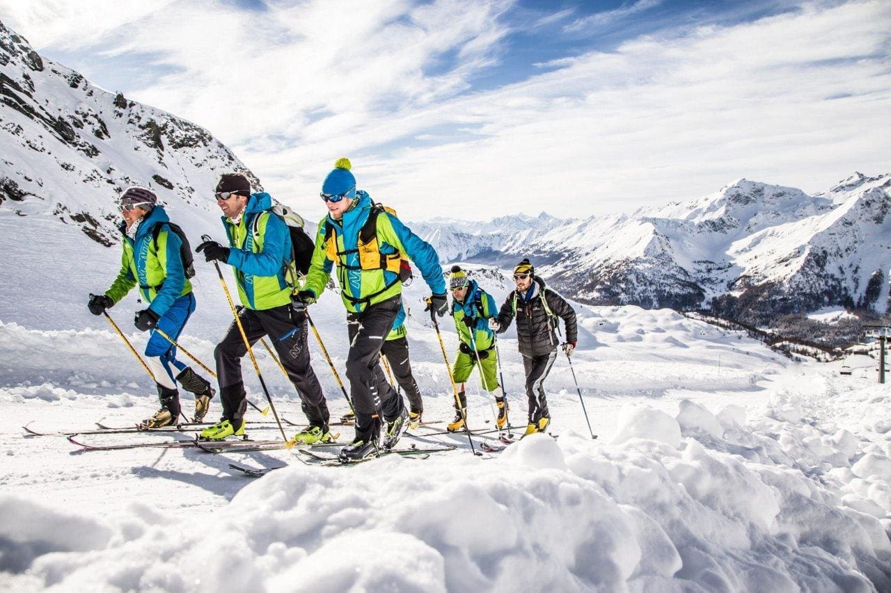 Adrenaline-rush activities in Aosta Valley - ski mountaineering. Credit Aosta Valley, Scialpinismo Monterosa Ski and Stefano Jeantet