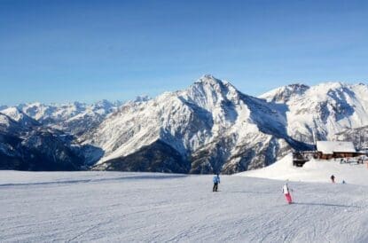 Italy,/,San,Sicario,,December,28,,2019:,Ski,Slope